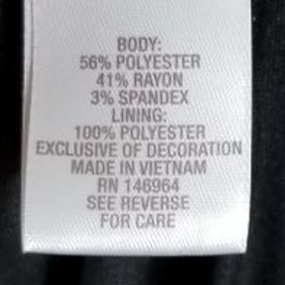 Dressbarn Heathered Gray Winter Dress w/ Removable Scarf Women 3X - Picture 7 of 7